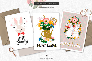 Happy Easter And Spring Collection