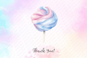 Watercolor Pastel Sweets Clipart, an Illustration by Watercolor design (Thumbnail 8 of 12)