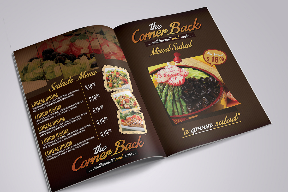 Restaurant & Cafe Menu Pack 03, a Brochure Template by fatihakdemir (Photo 2 of 5)