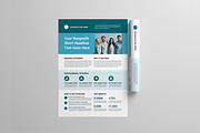 Nonprofit One Pager | Canva & Word, a Flyer Template by Leaflove (Thumbnail 4 of 5)
