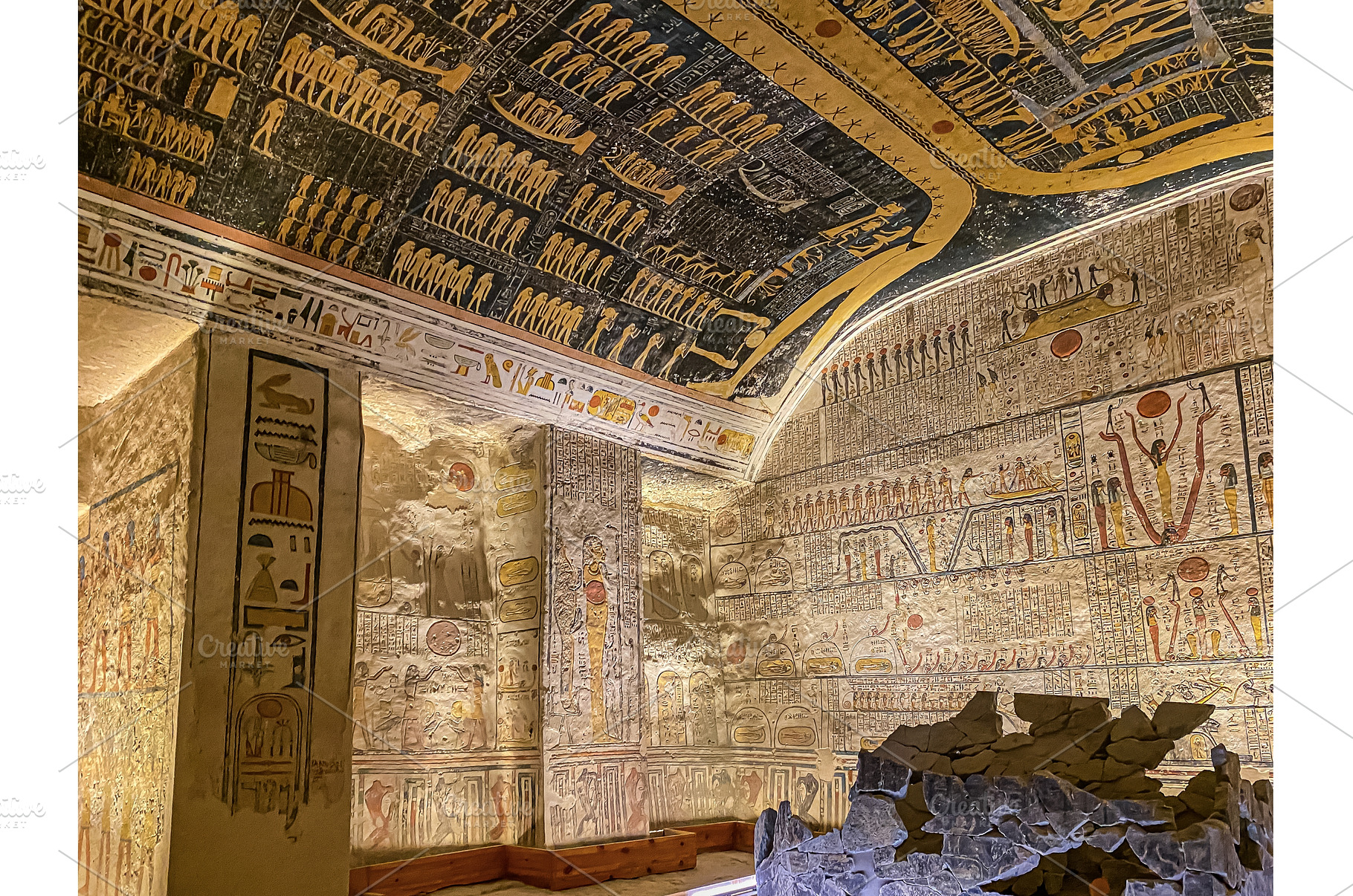 Tomb of Memnon KV9 in the Egyptian, an Architecture Photo by TatsianaSalauyova