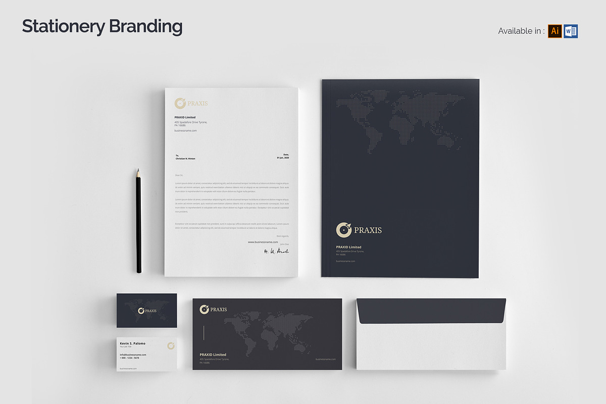 Stationery Branding, a Stationery Template by azadcsstune (Photo 1 of 6)