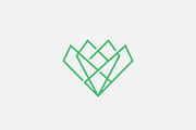 Emerald Diamond Fashion Beauty Logo, a Branding & Logo Template by Signatoro (Thumbnail 2 of 2)