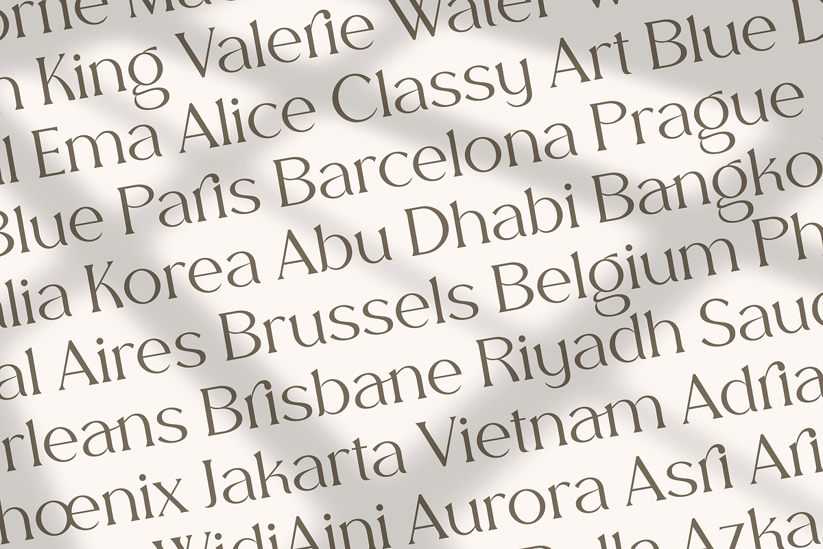 Rachel Sofia - Sans Serif Font, a Sans Serif Font by Artchitype Studio (Photo 6 of 11)