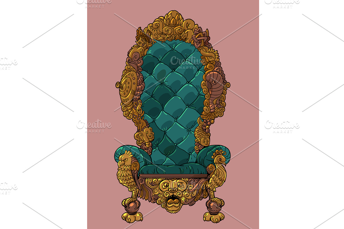 High social status. Empty luxurious, an Object Illustration by rogistok