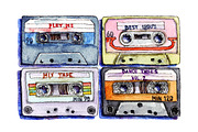 Summer Retro Party Clip Art, an Education Illustration by Watercolor_Vector Graphic (Thumbnail 2 of 14)