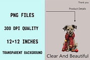 Whimsical Christmas Dog Clipart Bun, an Illustration by SVGArt (Thumbnail 3 of 8)