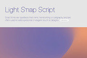 Light Snap Sans Serif Font, a Sans Serif Font by Mehul Munjani (Thumbnail 2 of 11)
