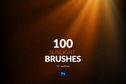100 sunlight photoshop brushes, a Brush Add-On by Walllow Creatives (Thumbnail 3 of 3)
