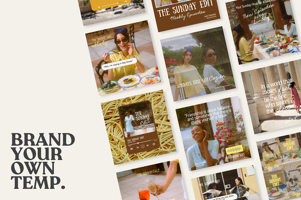 Podcast Canva Templates for Insta, a Social Media Template by BYOTstudios (Photo 5 of 10)