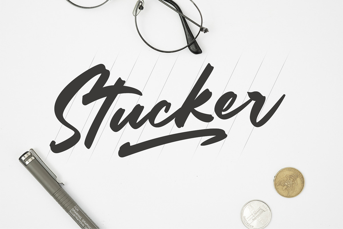 Rhytles - Modern Brush Script, a Script Font by Azcreative Studio (Photo 6 of 7)