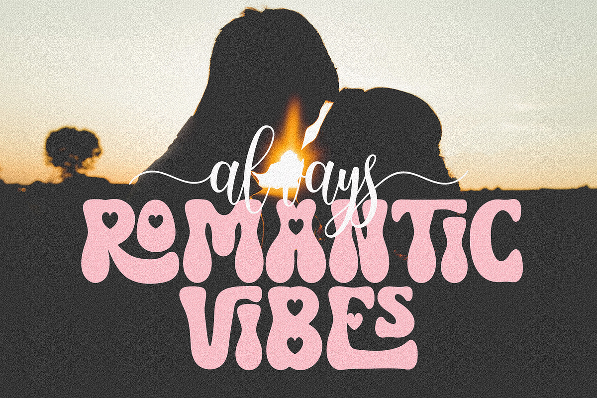 Retro Heart You - Love Heart Font, a Font by Airotype (Photo 4 of 13)