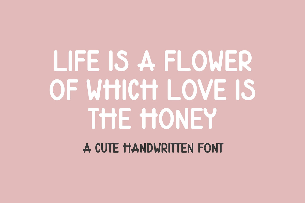 Love More Font, a Handwritten Font by MyFontsShop (Photo 5 of 10)