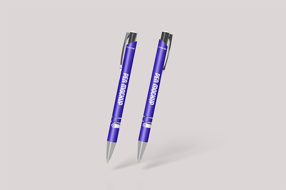 Pen Mockup, a Pens & Pencil Mockup by Pikachudesign (Photo 2 of 4)
