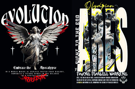 David statue graphics.T-shirt prints, a Person Illustration by StudioLondon