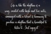 Happines | Script Font, a Handwritten Font by Scratchones (Thumbnail 7 of 9)