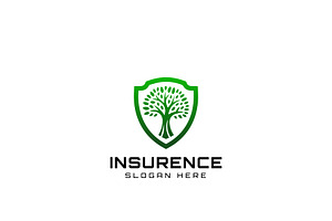 Green Tree Insurance Logo Design, a Branding & Logo Template by HueNestify