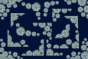 Succulent Borders - Botanic ClipArt, an Object Graphic by Turning Moss (Thumbnail 4 of 5)