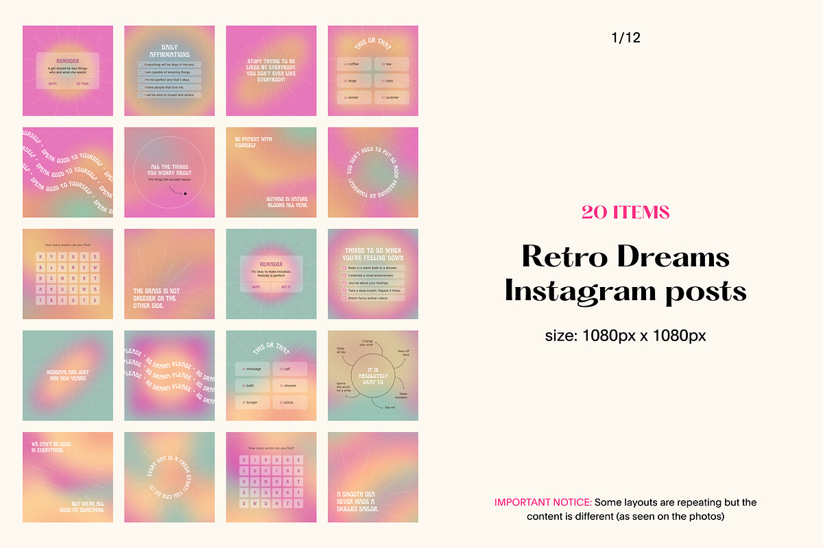Canva Dreams Instagram Bundle, a Social Media Template by Alice Store (Photo 3 of 15)