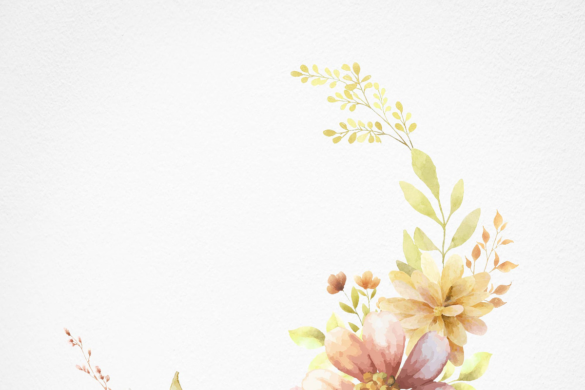 Rustic Autumn Watercolor Floral, a Pattern Graphic by Deckar_art (Photo 7 of 8)