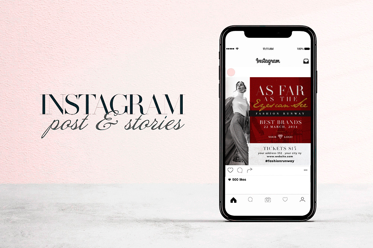 Fashion - Social Media Pack, a Social Media Template by Touringxx Creative Studio (Photo 2 of 8)