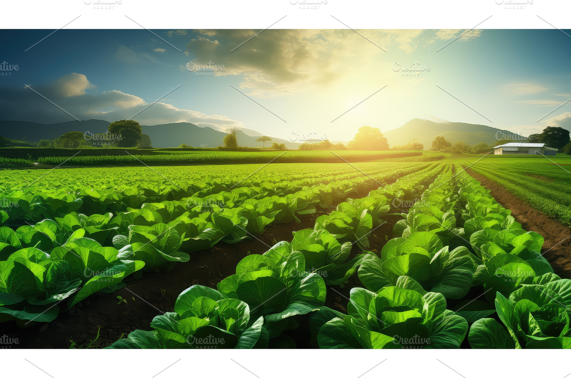 green cover organic background ai, an Abstract Photo by pikepicture