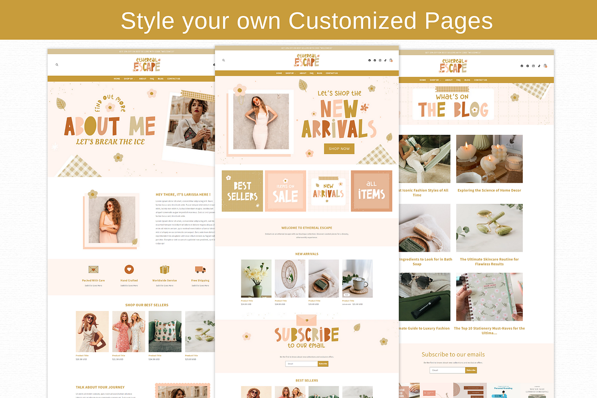 Sage Green Shopify Theme, a Shopify Template by AdvertFox (Photo 2 of 10)