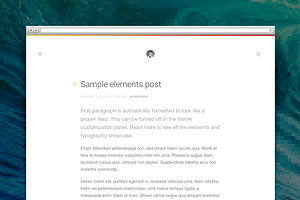 Type Wordpress theme, a WordPress Template by Pixel Revel