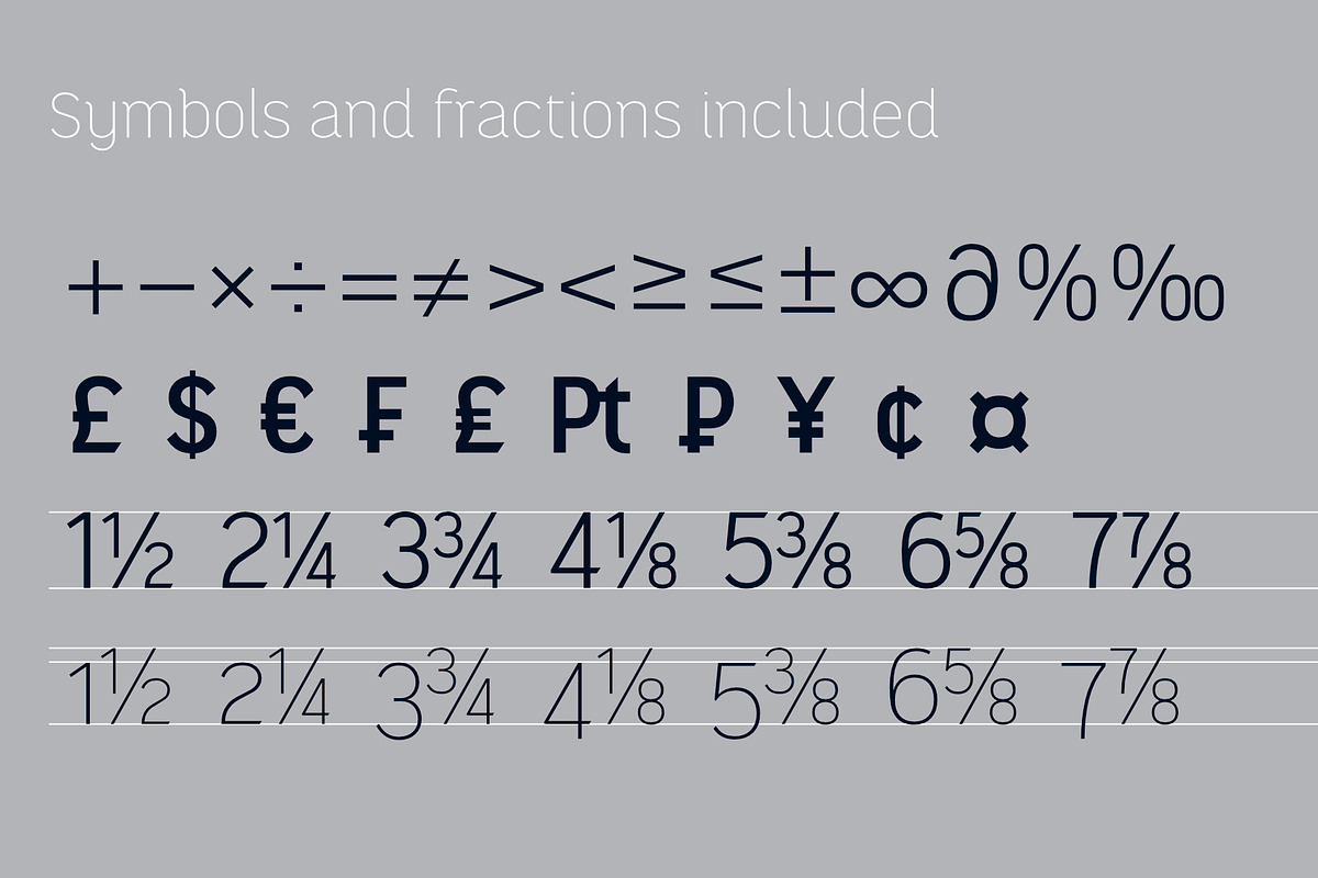 Midmoon Gothik typeface family, a Sans Serif Font by Andy Peat (Photo 9 of 9)