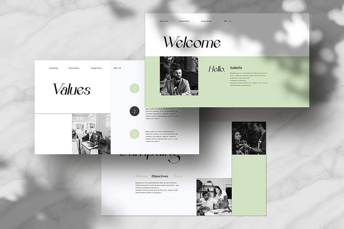 Creative Brief Template, a Presentation Template by WhiteGraphic (Photo 4 of 8)