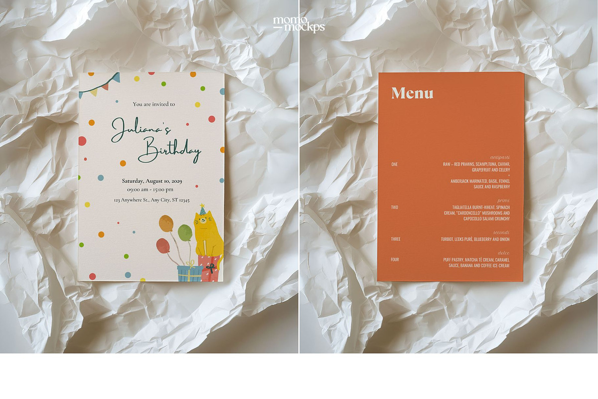 Paper Poster Card Mockup | PSD, a Household Mockup by momomockps (Photo 5 of 12)