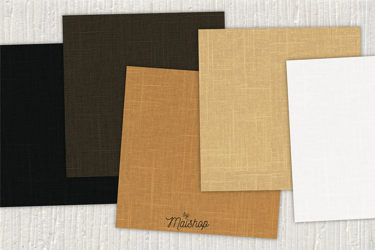 Digital Papers Linen Natural Set 01 preview 2