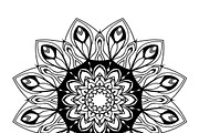 26 mandala vector background design, a Pattern Graphic by NJ Himel (Thumbnail 2 of 27)