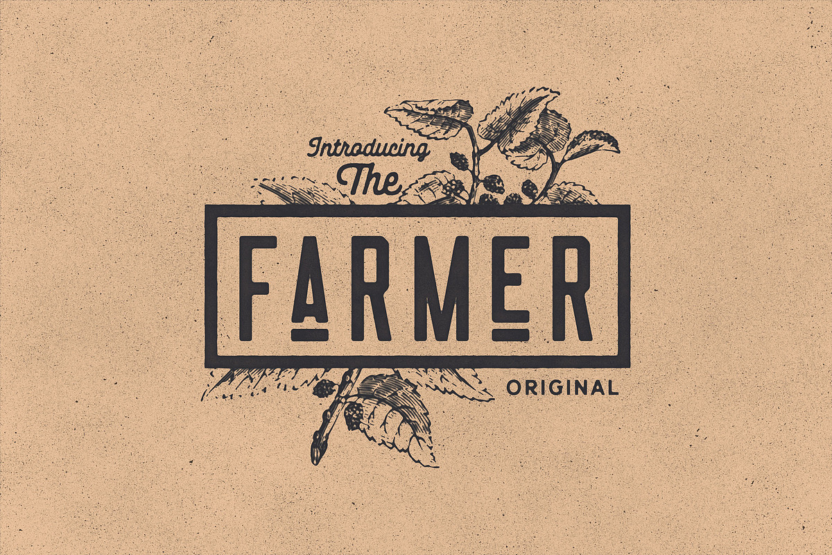 Nomads -The Farmer Original Typeface preview 3
