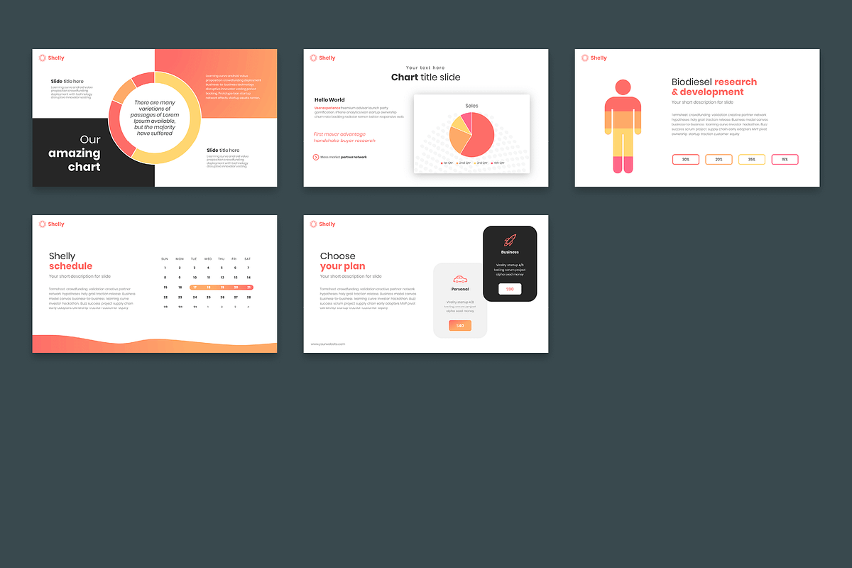 Shelly Powerpoint Template, a Presentation Template by Reshapely (Photo 14 of 14)