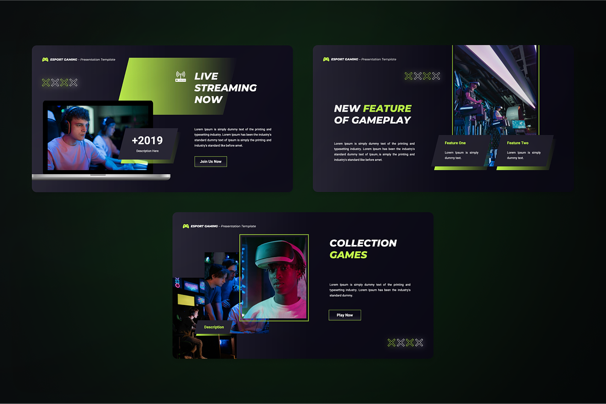 Esport Gaming Google Slides, a Presentation Template by SquidPixey (Photo 5 of 7)