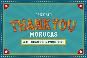 Morucas Mexican Engraving Font