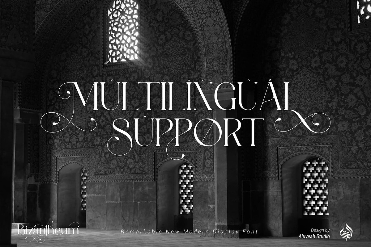 Bizantheum, a Serif Font by Aluyeah Studio (Photo 4 of 15)