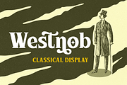 Westnob - Classic Display Serif, a Serif Font by Twicolabs Fontdation (Thumbnail 1 of 9)