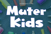 Muter Kids, a Sans Serif Font by Wow Magic (Thumbnail 1 of 3)