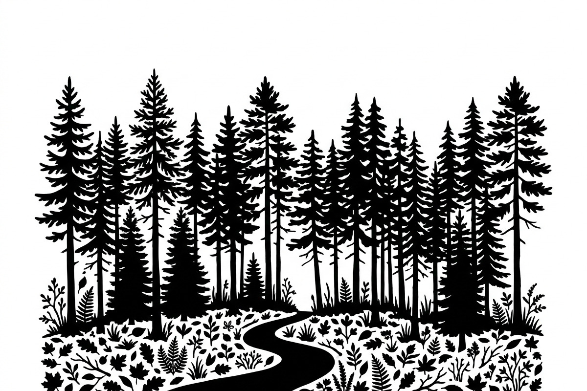 Majestic Pine Trees SVG, a Finance Illustration by Amazin_art (Photo 29 of 41)