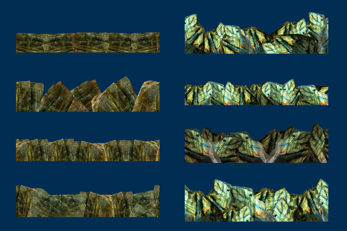 Gemstone Borders - Labradorite, an Object Graphic by Turning Moss (Photo 5 of 6)