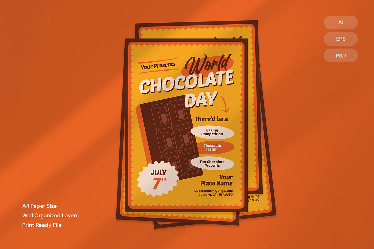 Chocolate Day - Flyer preview 2