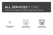 Most Essential Services Icons, an Icon by DeepDesign (Thumbnail 3 of 6)