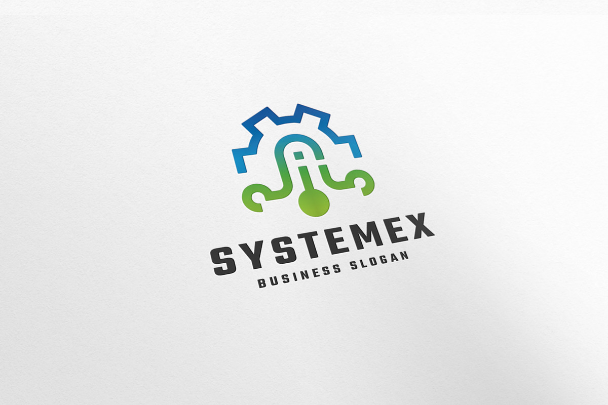 System Gear Solution Logo, a Branding & Logo Template by Design_Planet (Photo 2 of 4)
