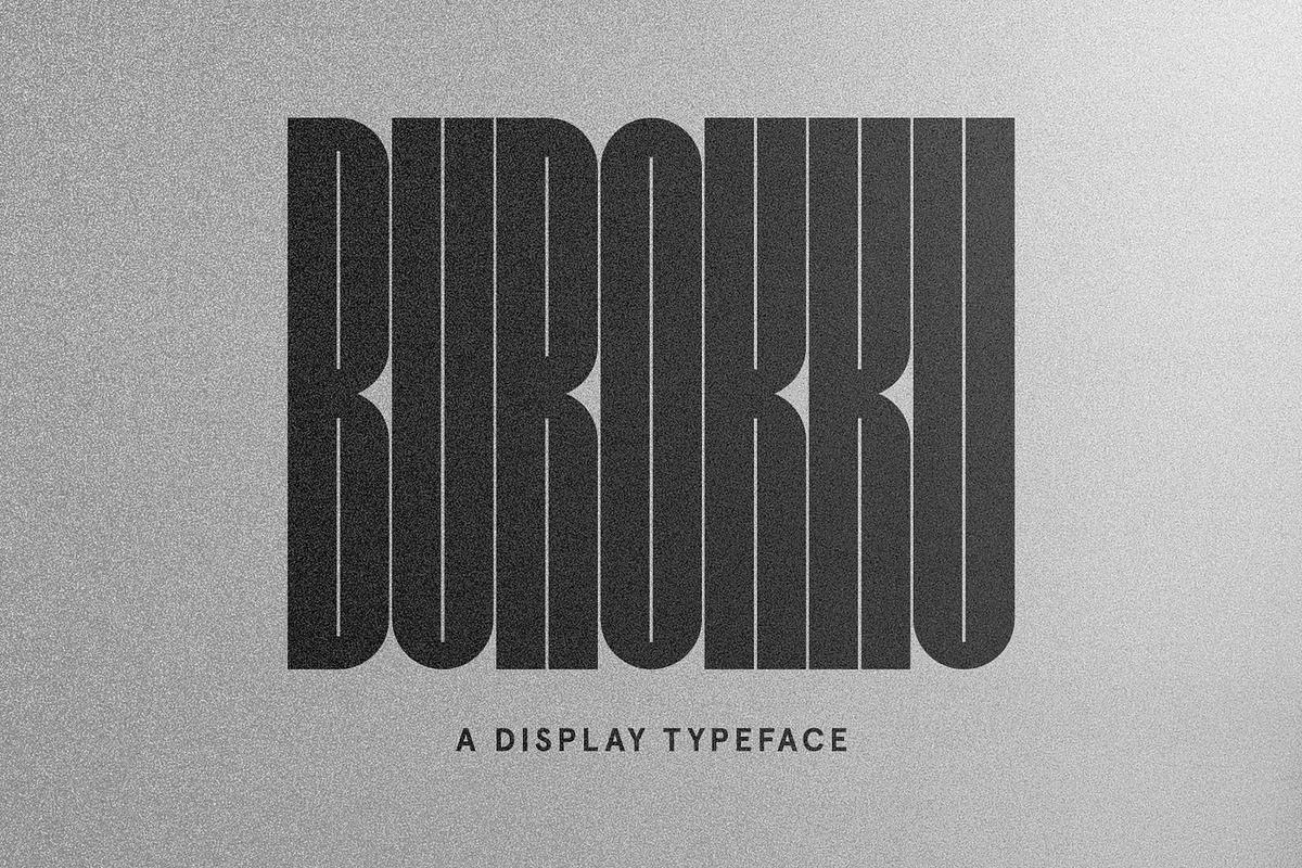 Burokku Bold Display Font, a Font by Platform Design (Photo 1 of 9)