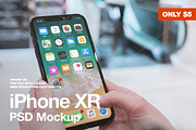 iPhone XR PSD Mockup, an iPhone Mockup by StartMockups.com (Thumbnail 2 of 2)