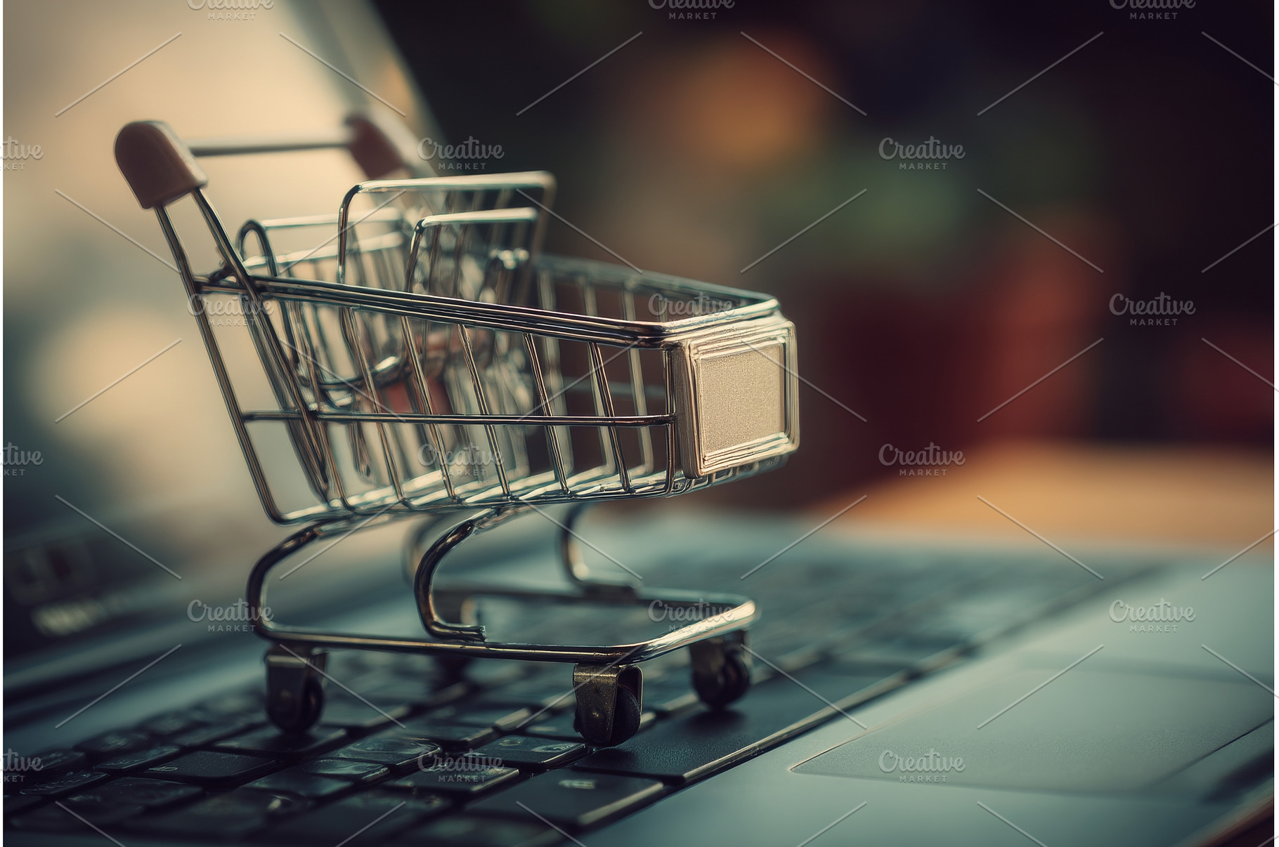 The concept of online shopping or, a Technology Photo by ZinetroN