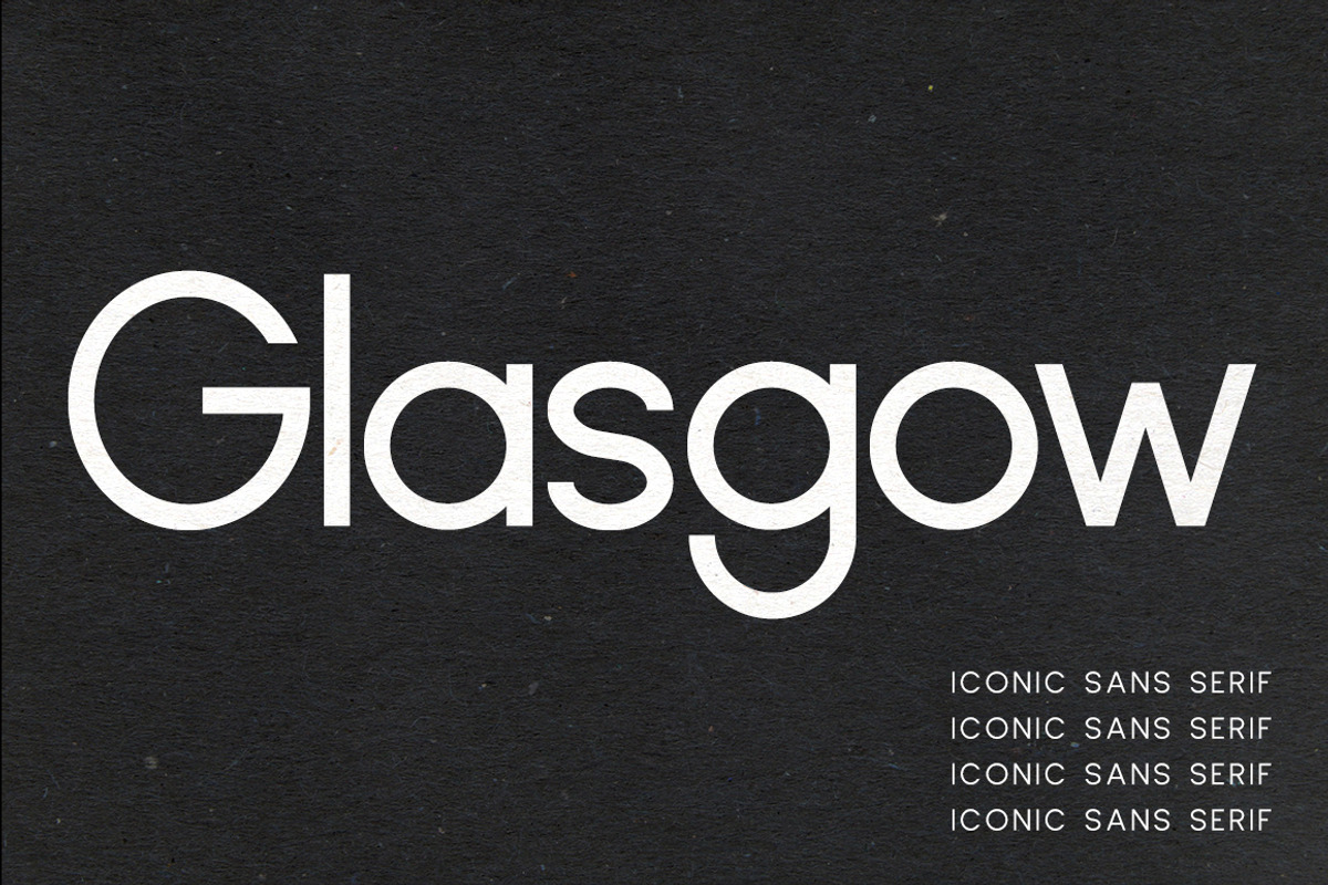 Glasgow | Iconic Sans Serif