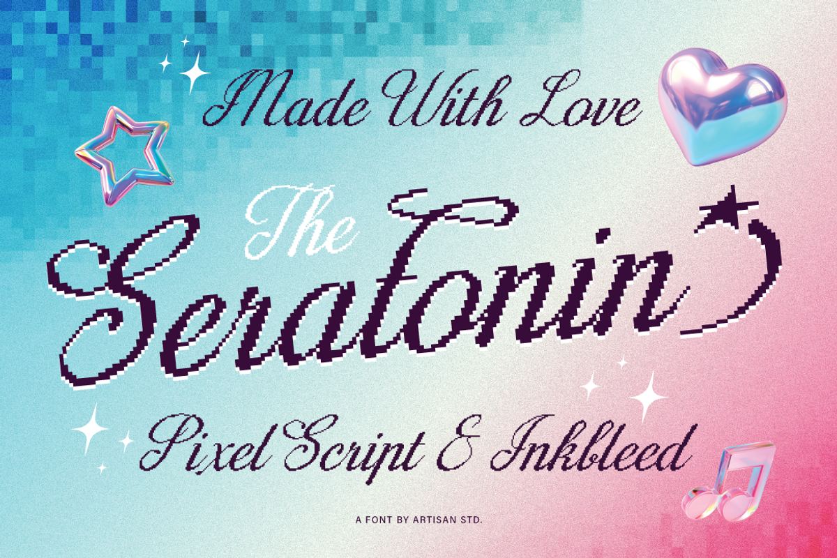 Seratonin, a Script Font by Artisan Themes (Photo 1 of 11)